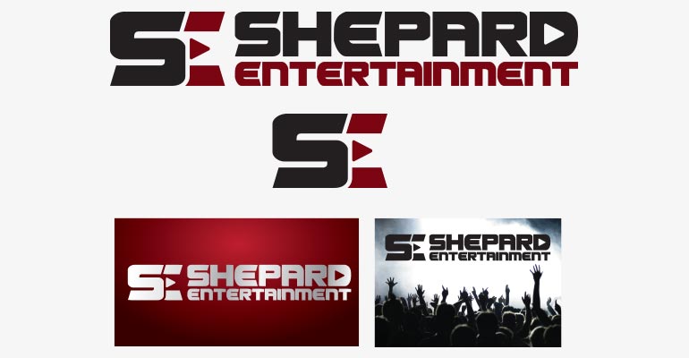 Shepard Entertainment Logo Rebranded Identity