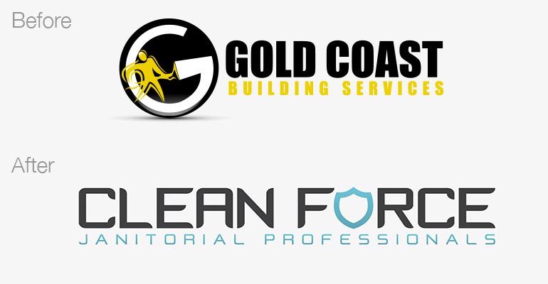 Clean Force Janitorial Professionals Cleaning Service Rebrand