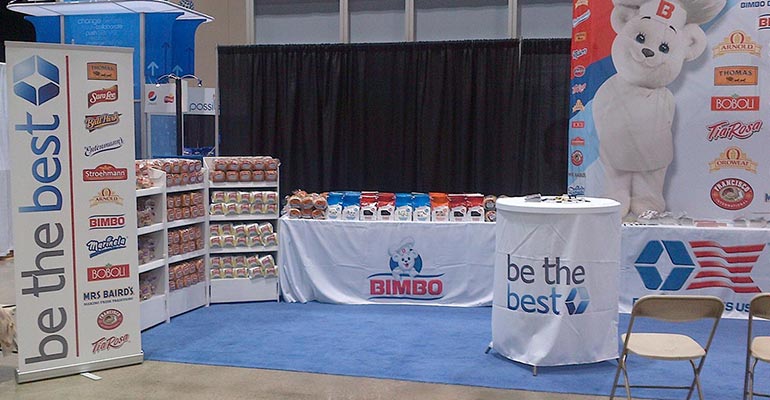 Bimbo Bakeries USA Trade Show Materials and Large Scale Banner Signage