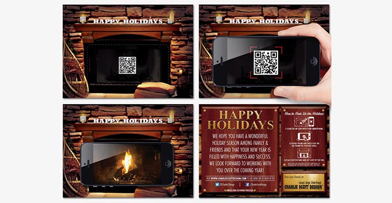 CSD 2013 Interactive QR Code holiday Card
