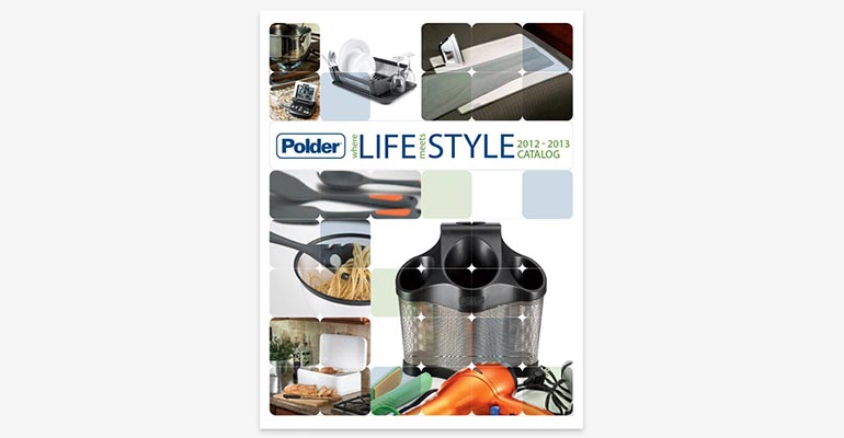 Polder Housewares 2012-2013 Catalog - Full magazine catalog spread design