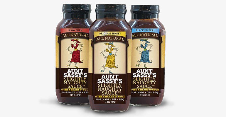 Aunt Sassy Slightly Naughty Sauce Package Resdesign - New