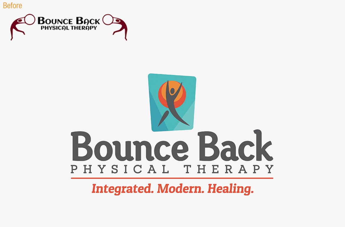 Bounce Back Physical Theraphy Logo Design Brand