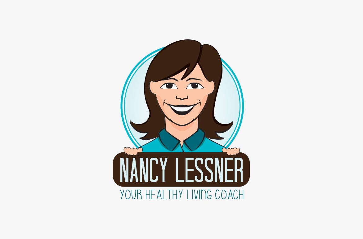 Nancy Lessner Nutritionist Logo Brand Design