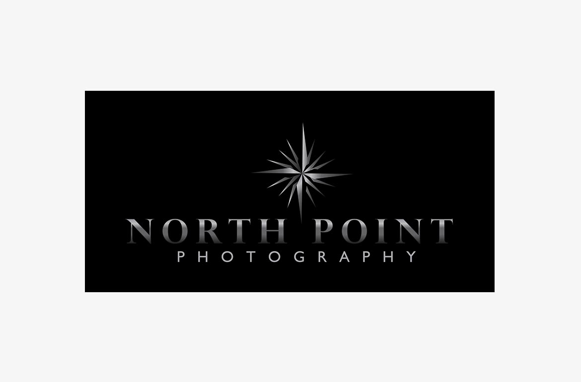 North Point Photography Logo Design Brand Wedding Photography Branding