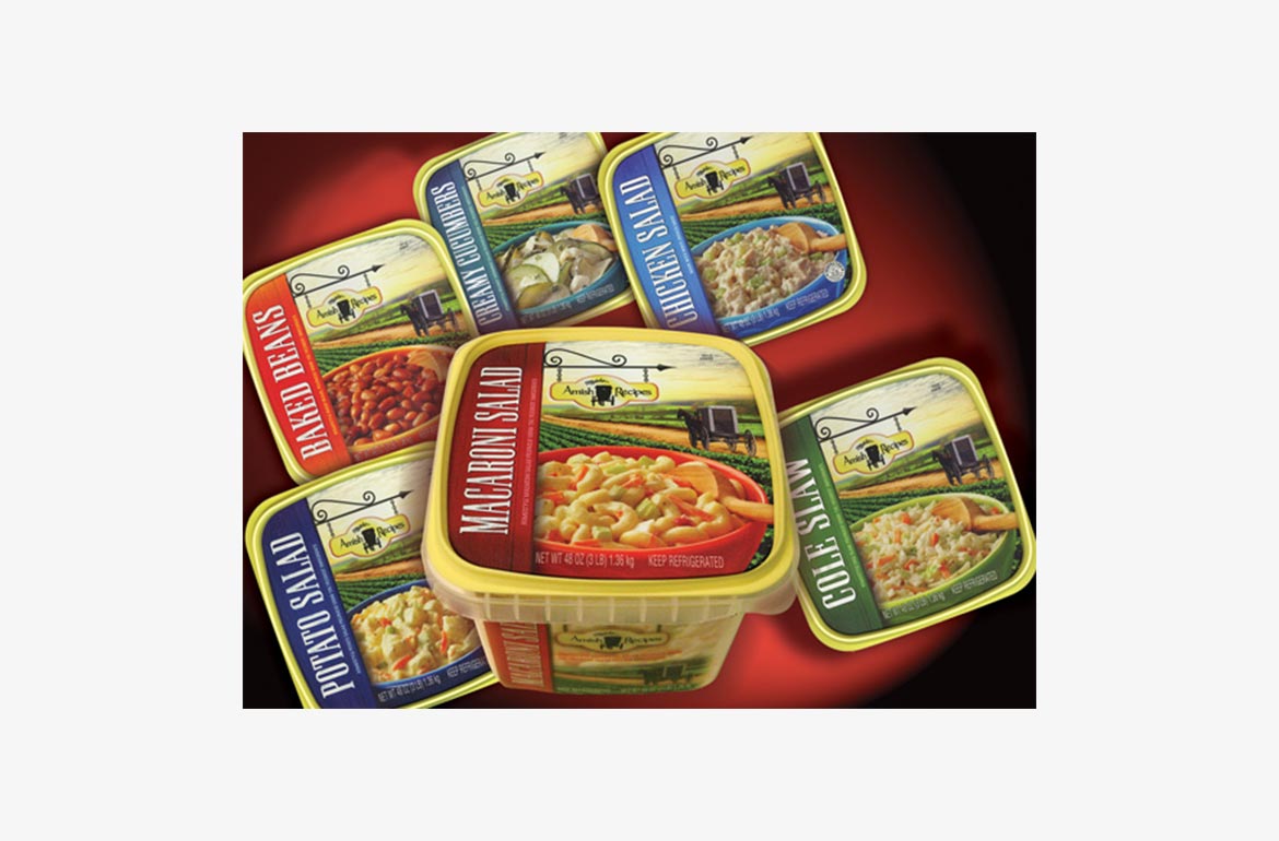 Amish Recipes Packaging Design Label Branding
