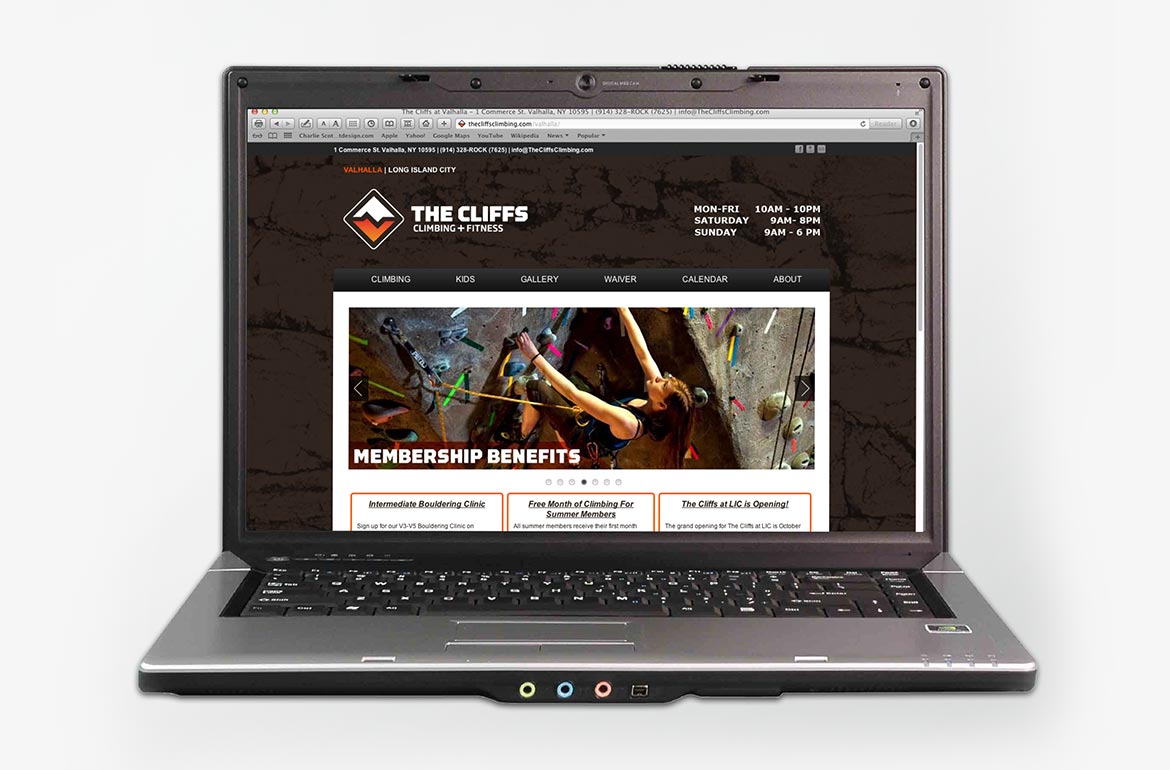 The Cliffs Website Redesign Web Design